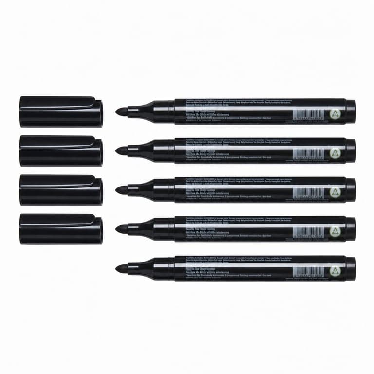 Schneider Maxx 130 Permanent Marker fekete, 1-3 mm, feltölthető, 10 db-os csomag (8 db) – hiányos — 2db hiányzik (állapot: lásd a 2. képet)