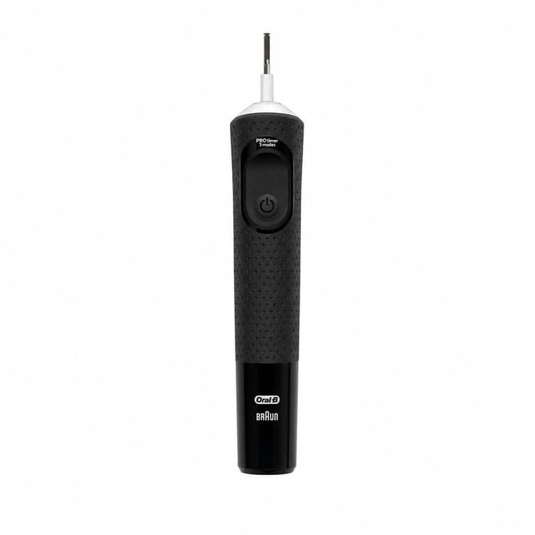 Oral-B Vitality Pro elektromos fogkefe 3 tisztítási móddal, fekete — Töltő-/tápkábel és Fogkefe fej nélkül (állapot: lásd a 2. képet)