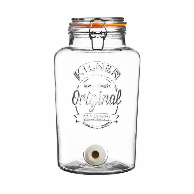 Kilner Original italadagoló üveg csappal, átlátszó, 5 literes — hibás, részben működik: Letört a csap (állapot: lásd a 2. képet)