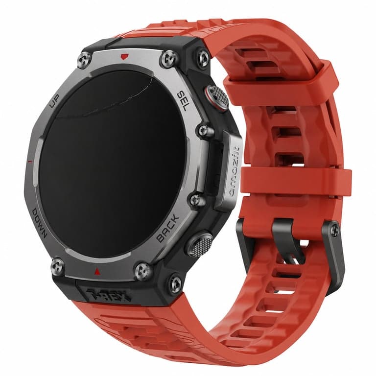 Amazfit T-Rex 3 Outdoor Okosóra 48 mm AMOLED kijelző, GPS, NFC, 170 — A kijelzőjén van egy repedés nélkül (állapot: lásd a 2. képet)