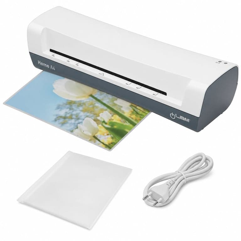 Leitz iLAM Home A4 Laminátor 75-125 mic Fóliákhoz 3 Perces Felmelegedési — hibás, részben működik: belső zörgés (állapot: lásd a 2. képet)