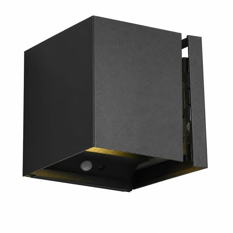 RL Live Your Light Talent R27759132 LED Akkus Fali Lámpa – Fekete Matt Fém, Mágneses Tartó, Mozgásérzékelő, Alkonykapcsoló, USB-C Töltés, Fe