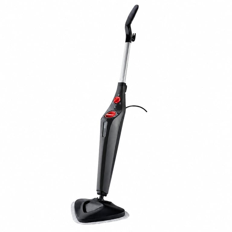 Vileda Steam Plus gőztisztító mop mikroszálas padlótörlővel, 400 ml — hibás, részben működik: Melegíti a vizet (állapot: lásd a 2. képet)