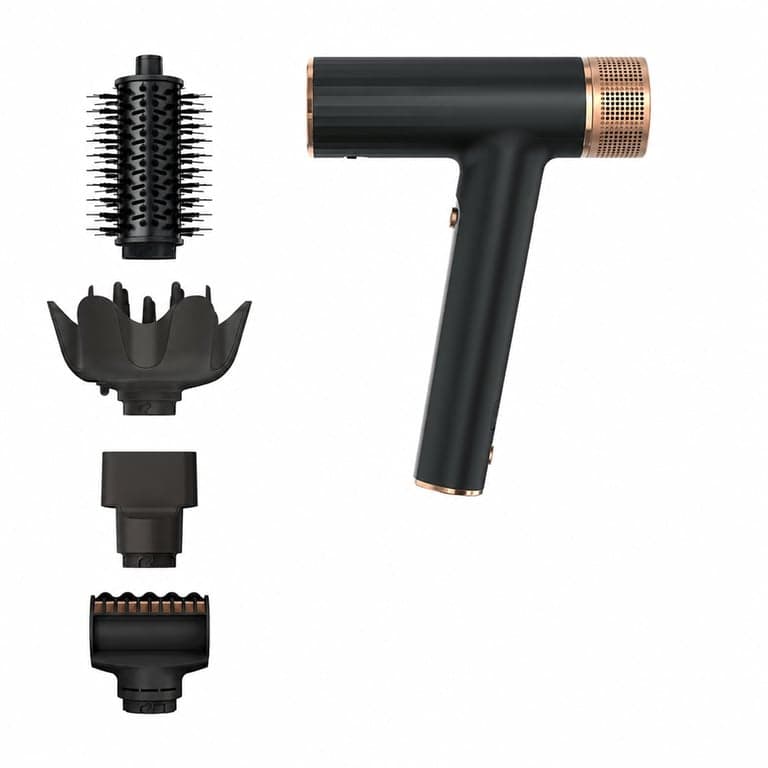 Shark SpeedStyle HD353BKEU Hajszárító Ionos Technológiával és RapidGloss Finishing Fejjel, 5 — tároló tok nélkül (állapot: lásd a 2. képet)