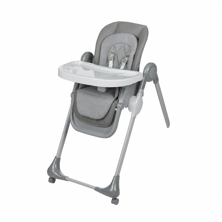 Bebeconfort Olea összecsukható etetőszék 0-3 év 15 kg-ig Tinted Grey — dupla bal oldali lábösszekötő nélkül (állapot: lásd a 2. képet)
