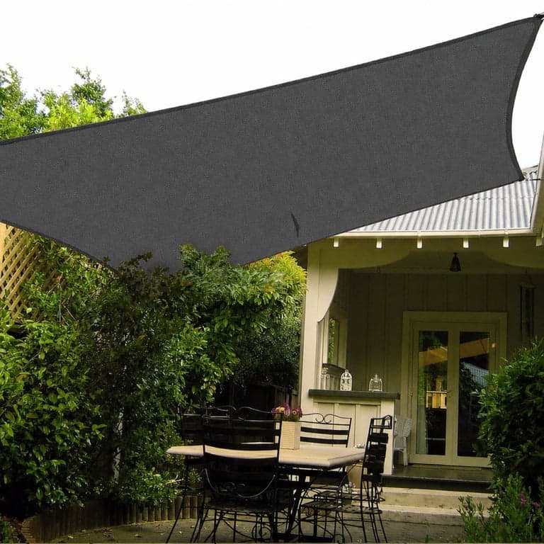 HAIKUS Napvitorla Téglalap 3x5 m, 98% UV Szűrő HDPE — hibás, részben működik: kb. 3 cm-es szakadás (állapot: lásd a 2. képet)
