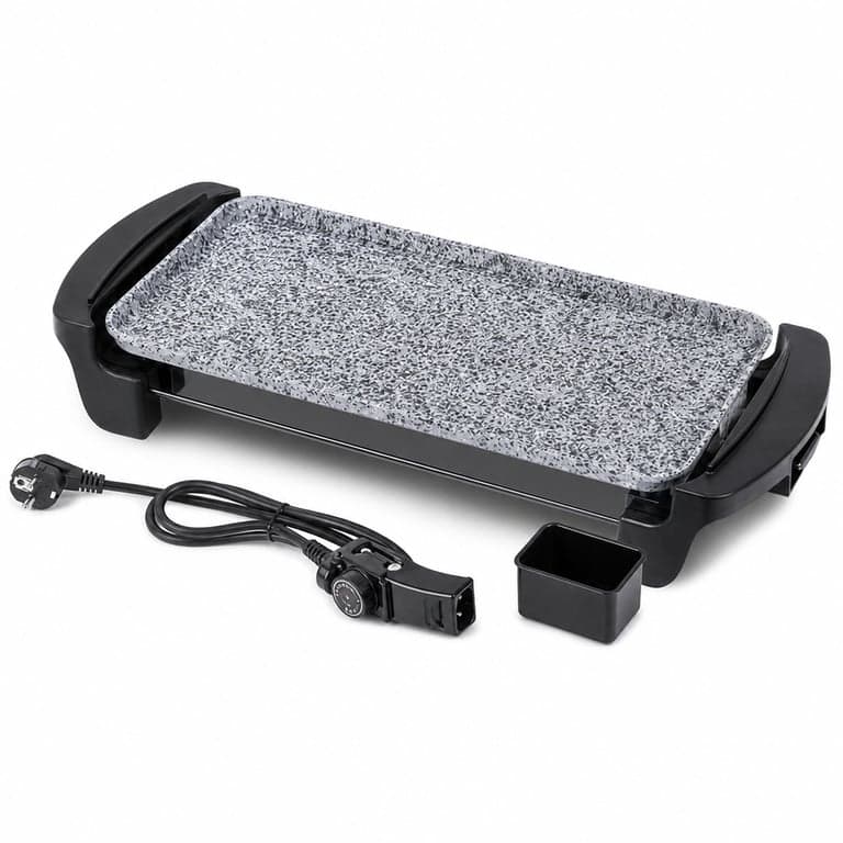 Cecotec Rock&Water 2000 elektromos grillsütő lap, RockStone kőbevonat — hibás, alkatrésznek: nem kapcsol be (állapot: lásd a 2. képet)