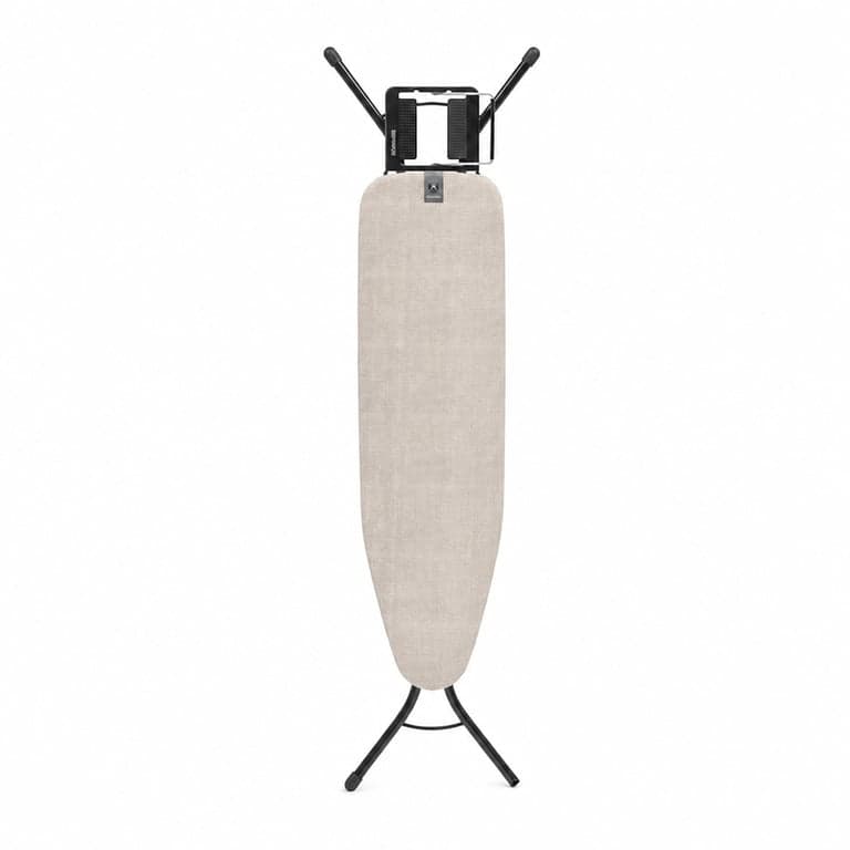 Brabantia A vasalódeszka 110x30 cm Denim Grey, 100% Fairtrade pamut huzat — 1db műanyag kupak a lábáról nélkül (állapot: lásd a 2. képet)