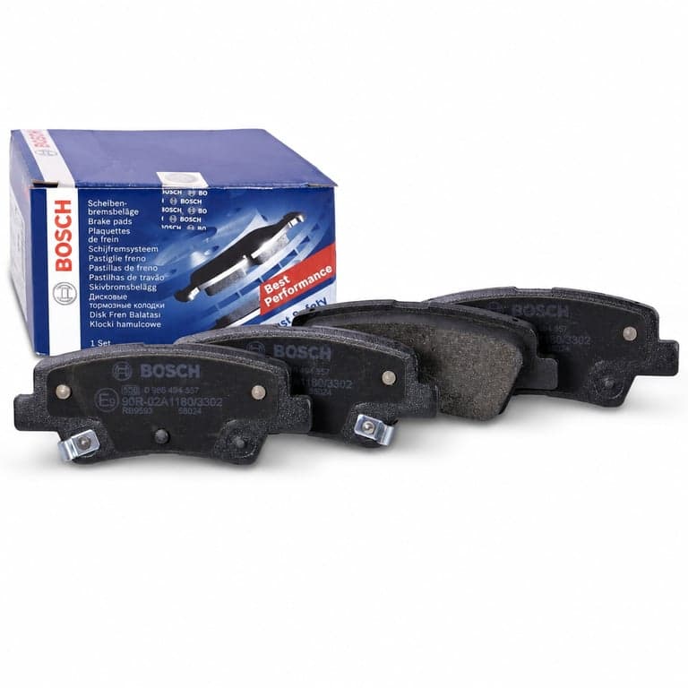 Bosch BP1478 hátsó fékbetét készlet – 4 db, rézmentes, ECE-R90 tanúsított, csökkentett — enyhe kopás van rajta (állapot: lásd a 2. képet)