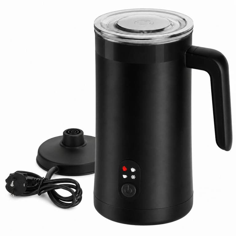 Ovetedot Elektromos Tejhabosító 400 ml Fehér, Automatikus Kikapcsolással, Latte — hiányzó habverő betét (állapot: lásd a 2. képet)