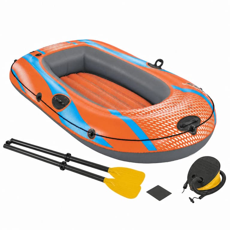 Bestway Kondor Elite 1000 egyszemélyes felfújható csónak 162x96 cm - használt, homokos belső felület (állapot: lásd a 2. képet)
