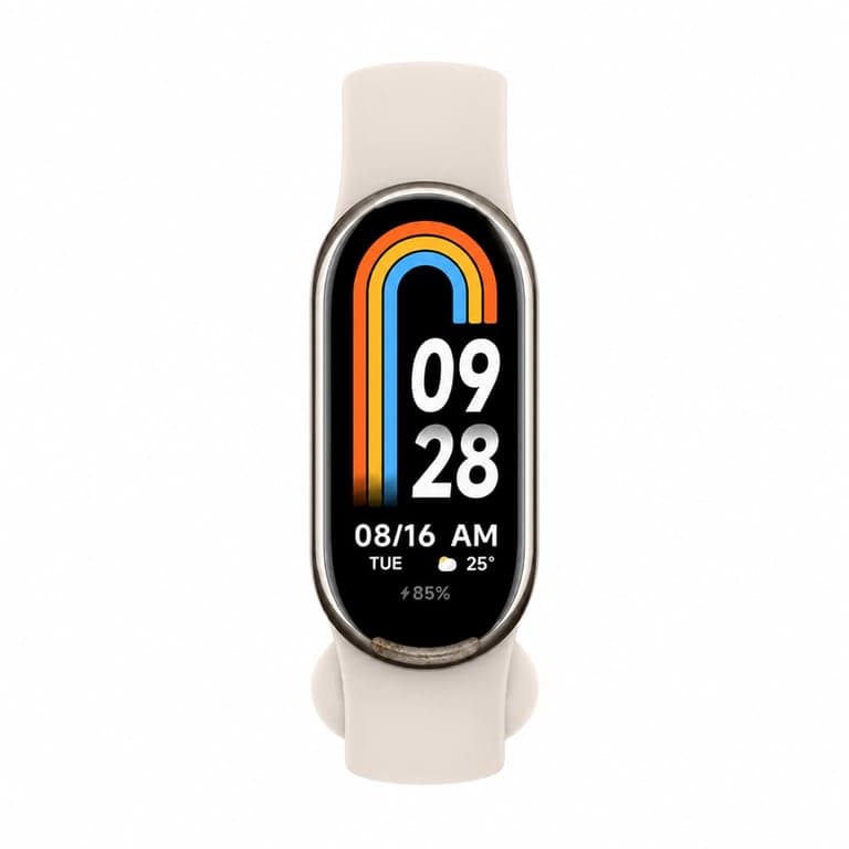 Xiaomi Smart Band 8 Fitness Tracker okoskarkötő, 1,62 colos AMOLED kijelző, 16 napos — koszos töltőcsatlakozó (állapot: lásd a 2. képet)