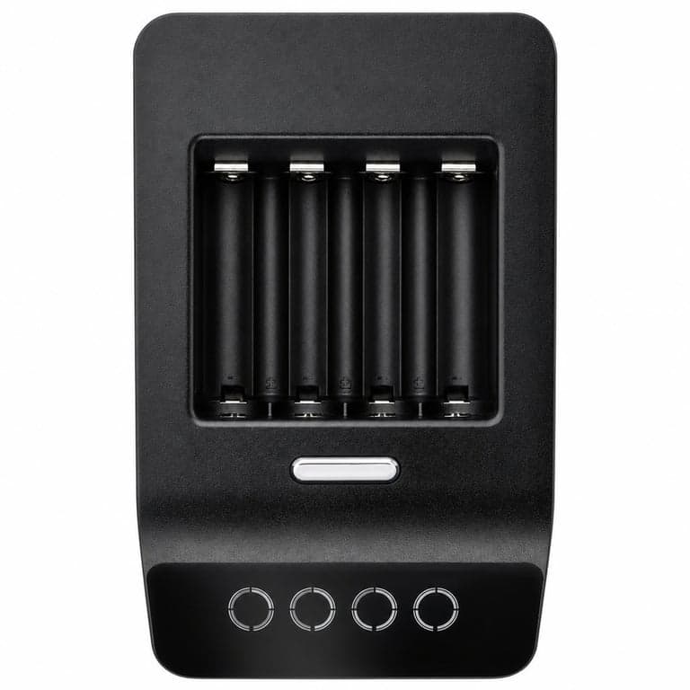 VARTA LCD Ultra Fast Charger+ AA AAA NiMH akkumulátortöltő, 3 töltési móddal, hálózati adapterrel — használt, hiányos (akkumulátorok nélkül)