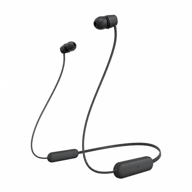 Sony WI-C100 Bluetooth Vezeték Nélküli Fülhallgató Beépített Mikrofonnal — hibás, alkatrésznek: nem kapcsol be (állapot: lásd a 2. képet)