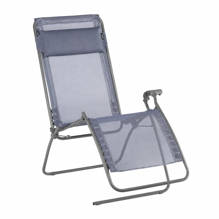 Lafuma MOBILIER R Clip Zero Gravity Relax Napozószék Összecsukható — hibás, részben működik: letört kartámasz (állapot: lásd a 2. képet)