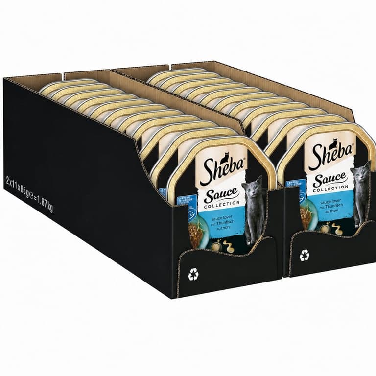 Sheba Sauce Collection Sauce Lover Tonhalas Nedveseledel Mártásban MSC Tanúsított (2 x 11 x 85 g) - Részleges Szett 21 db