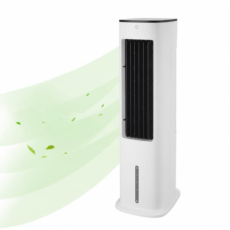 Midea Silent Air Cooler Pro 4 az 1-ben Léghűtő, Párásító, Légtisztító és — hiányzik a távirányító (állapot: lásd a 2. képet)