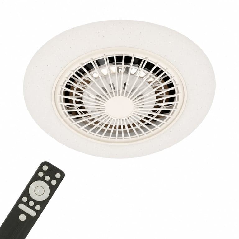 BRILONER mennyezeti ventilátor lámpával, RGB — hibás, részben működik: A távirányítója nem működik megfelelően (állapot: lásd a 2. képet)