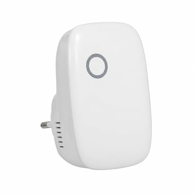 STRONG AC1200 WiFi jelerősítő konnektoros, kétsávos Dual Band, WPS, LAN port, fehér — használt, hálózati kábel (állapot: lásd a 2. képet)