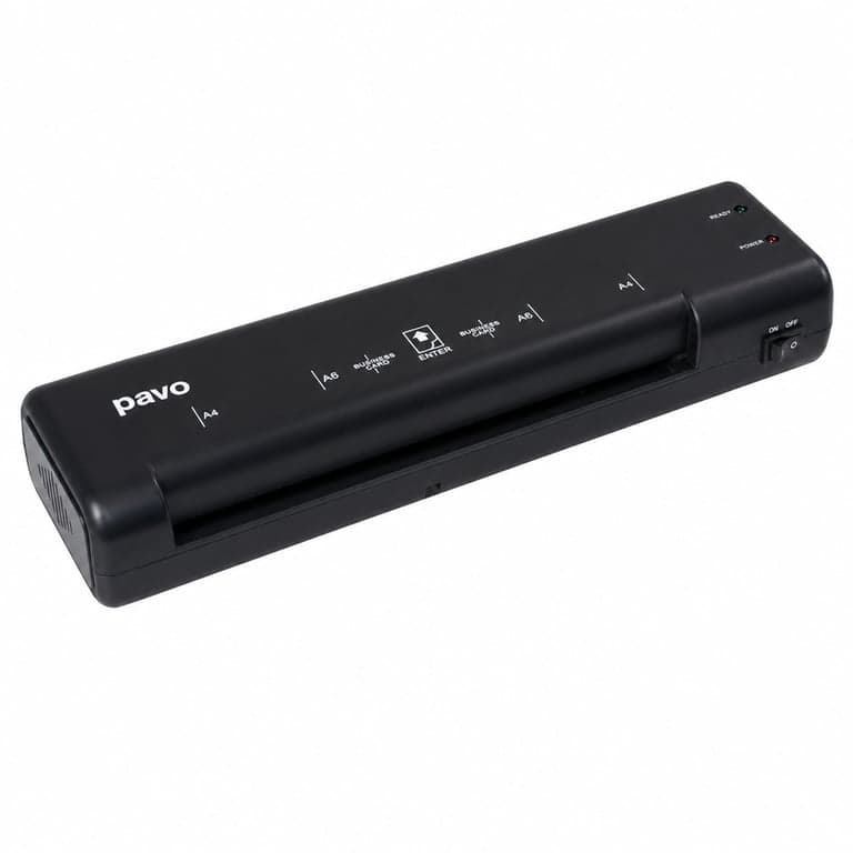 Pavo Florida A4 Laminátor 8038718 fekete, használt, laminálófólia nélkül, TÜV/GS — Lamináló fólia nélkül (állapot: lásd a 2. képet)