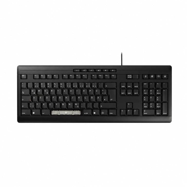 CHERRY Stream vezetékes billentyűzet — A szókoz billentyűzet ki van esve és nem lehet vissza rakni nélkül (állapot: lásd a 2. képet)