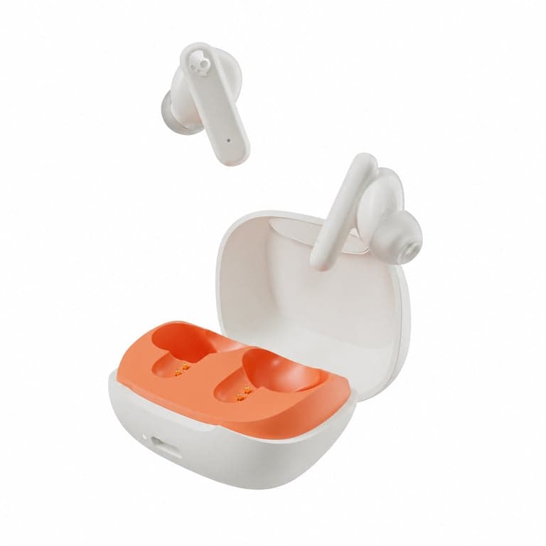 Skullcandy Smokin' Buds Vezeték nélküli Bluetooth Fülhallgató, 20 órás akkumulátor — Az USB kábel nem tartozék (állapot: lásd a 2. képet)