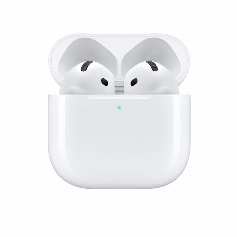 Apple AirPods 4 Vezeték Nélküli Bluetooth Fülhallgató Aktív Zajszűréssel, Adaptív Audio — USB-C töltőtokkal (állapot: lásd a 2. képet)