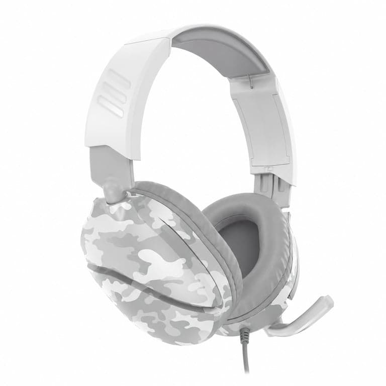 Turtle Beach Recon 70 Camo Polar White gaming — hibás, részben működik: bal fülhallgató néma max hangerőn (állapot: lásd a 2. képet)