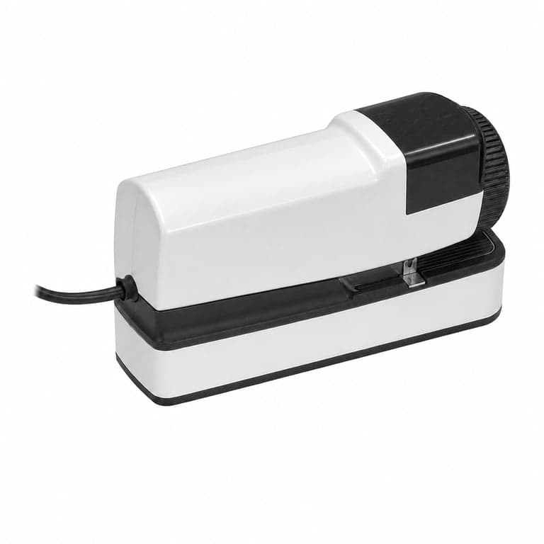 Rapid Pro 90EC érintésmentes elektromos tűzőgép, 50 lapos kapacitás, 630 db — hajszlkarc a felső fekete részén (állapot: lásd a 2. képet)