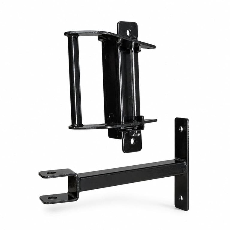 VEVOR Billenős Kerti Kocsi Billentő Mechanizmus Alkatrész 181 kg Teherbírású Kocsihoz Fekete Acél Rögzítőkonzol Csere