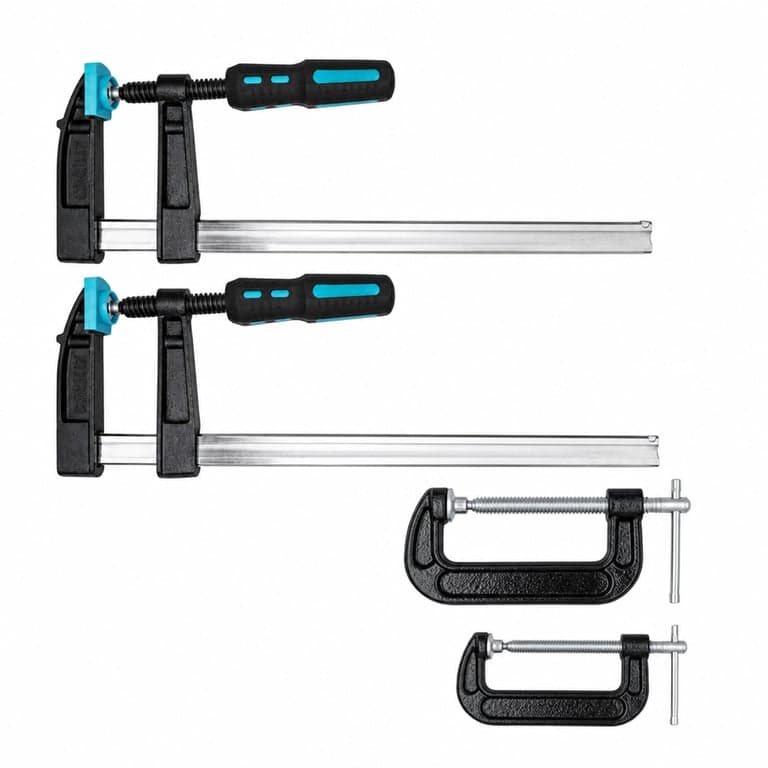Cecotec StrongComfort 4400 Force Csavarszorító Készlet 7 db, 4 db 300 mm-es — 2 darab 1 colos bilincs nélkül (állapot: lásd a 2. képet)