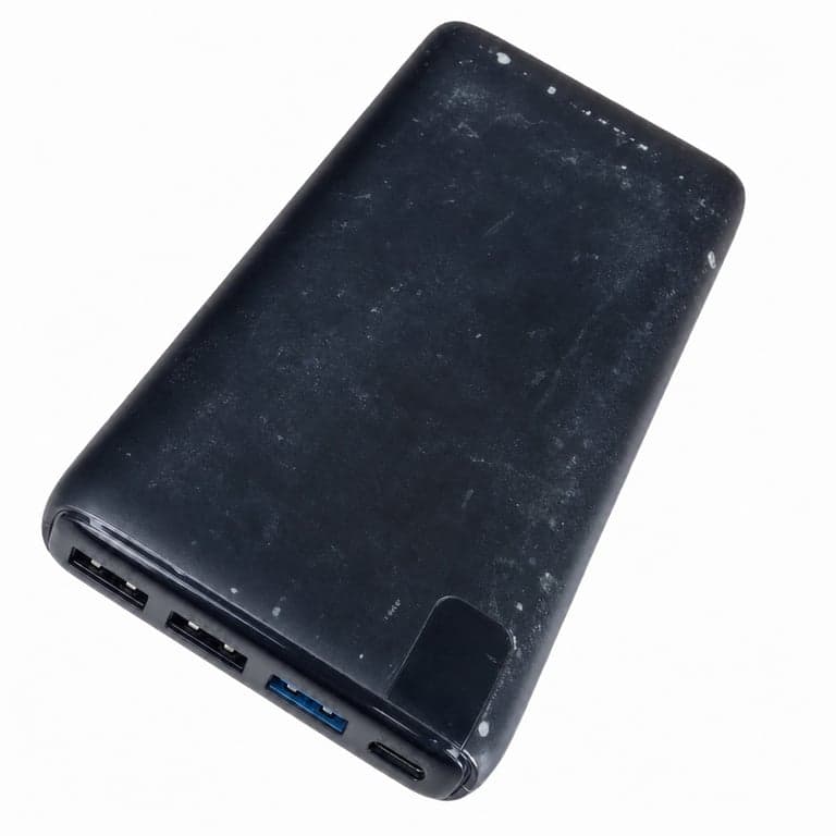 A ADDTOP Power Bank 20000 mAh, 22,5W gyors töltés, PD3.0 QC4.0, 4 kimeneti port, USB-C be- és kimenet — Foltos (állapot: lásd a 2. képet)