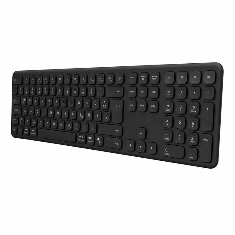 Trust Vaiya vezeték nélküli billentyűzet Bluetooth + 2.4 GHz QWERTZ — hibás, alkatrésznek: nem reagal semmirese (állapot: lásd a 2. képet)