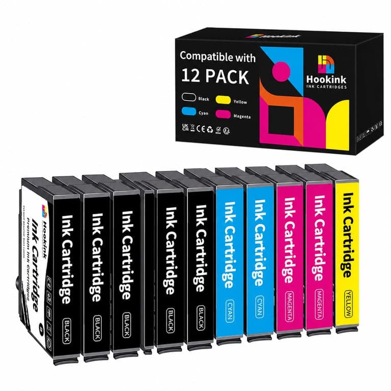 Hookink 603XL Kompatibilis Tintapatron Csomag – Epson XP-2100 XP-2105 XP-3100 XP-4100 XP-4155 WF-2810 WF-2830 WF-2835 WF-2850 Fekete — 11 db-os szett