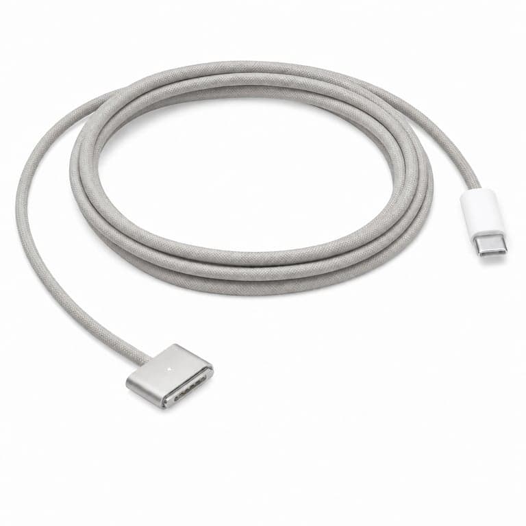 Apple USB-C MagSafe 3 töltőkábel 2 m, fonott, MacBook Air és MacBook Pro kompatibilis — be van szürkülve (állapot: lásd a 2. képet)