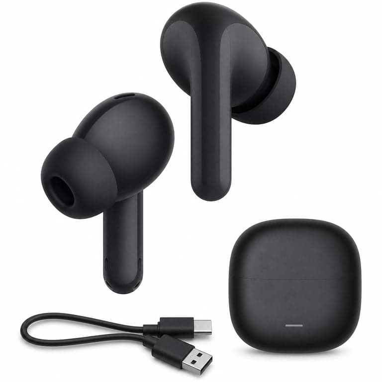 Xiaomi Redmi Buds 8 Lite True Wireless fülhallgató, 42 dB ANC — hibás, alkatrésznek: nem csatlakoztatható (állapot: lásd a 2. képet)