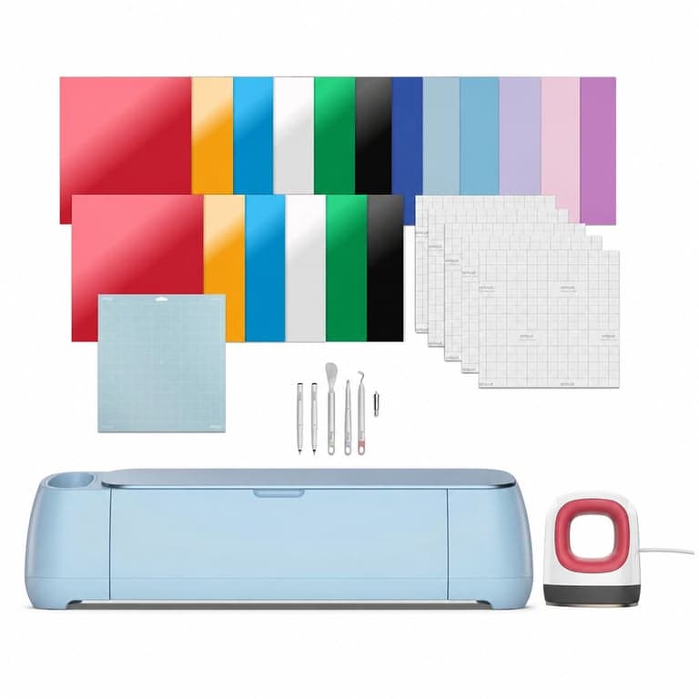 Cricut Maker 4 Essentials Plus Bundle 2025 vágógép csomag - Hiányos, bemutató jellegű darab (egyes elemek hiányoznak)