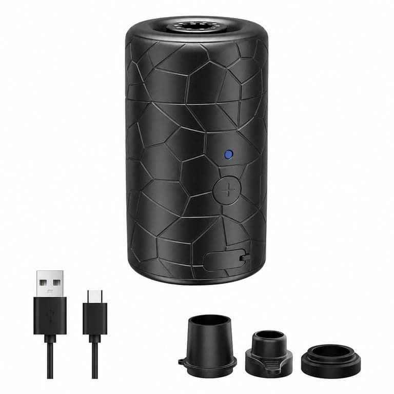 Namvo AP800 elektromos légpumpa felfújható termékekhez, 4000 mAh újratölthető akkumulátor — hiányzó vákuum fej (állapot: lásd a 2. képet)