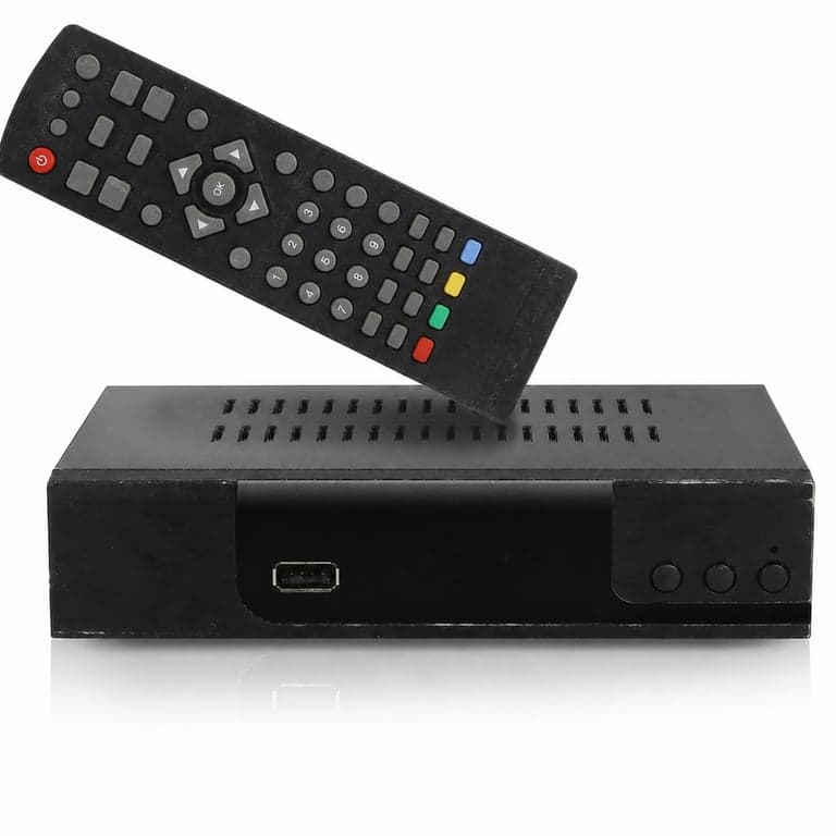 hd-line DVB-C Kábel Set-top Box digitális vevő HDTV HDMI SCART USB 2.0 — Használat nyomai a készüléken (állapot: lásd a 2. képet)