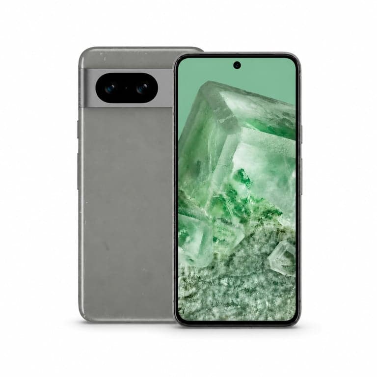 Google Pixel 8 128 GB okostelefon, Hazel színben, Android, fejlett kamera, használt állapot (láthatóan használt (állapot: lásd a 2. képet)