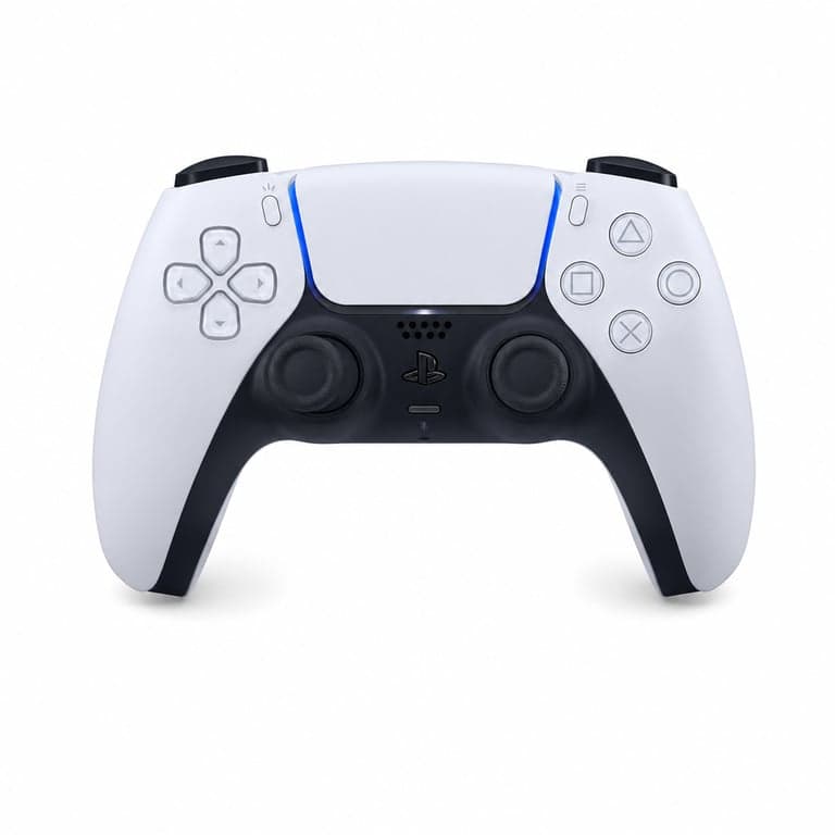 Sony DualSense fehér vezeték nélküli kontroller PS5-höz – — hibás, részben működik: bal analóg kar balra húz (állapot: lásd a 2. képet)