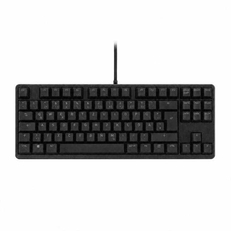 CHERRY G80-3000N RGB TKL Mechanikus Gaming Billentyűzet MX Silent — hibás, részben működik: nem működő világítás (állapot: lásd a 2. képet)