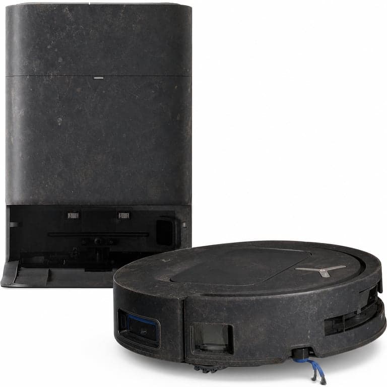 ECOVACS T80 Omni robotporszívó felmosó funkcióval, 18000Pa, OZMO ZeroTangle AIVI — alkatrésznek / bontóra, ahogy (állapot: lásd a 2. képet)
