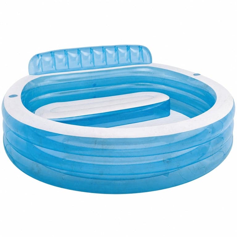 Intex 57190NP Swim Center Family Lounge felfújható medence ülőrésszel — A terméken használat nyomai láthatóak (állapot: lásd a 2. képet)