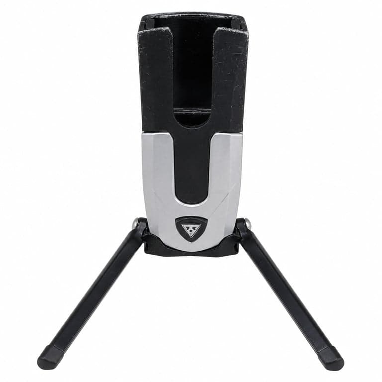 Topeak Portable Tune-Up Stand kerékpár állvány, fekete/ezüst, összecsukható, használt