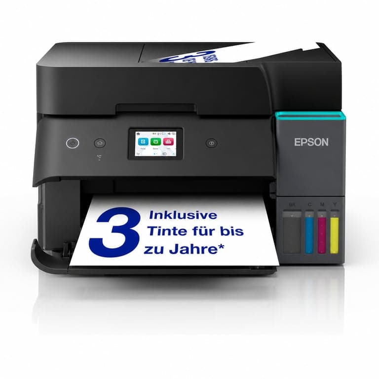 Epson EcoTank ET-4950 Tintasugaras Multifunkciós Nyomtató - Wi-Fi, Ethernet, A4 — 3 Éves Tintakészlet hiányzik (állapot: lásd a 2. képet)