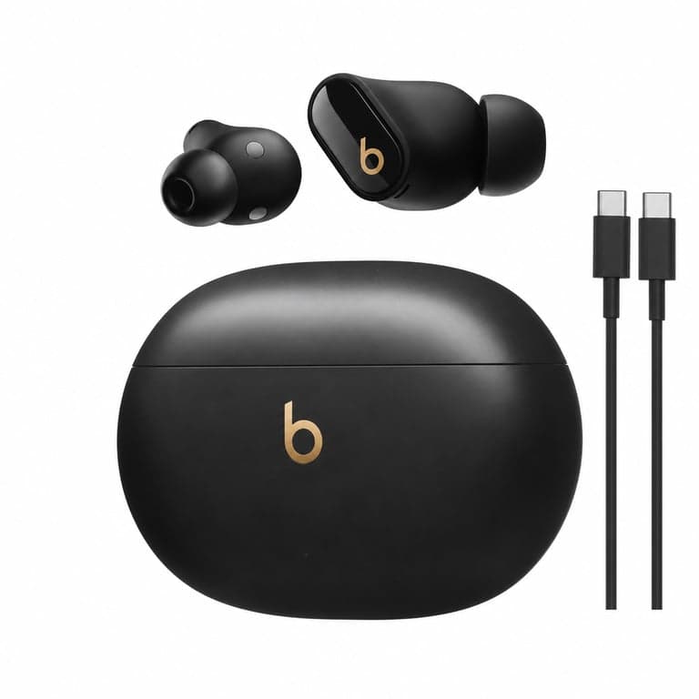 Beats Studio Buds+ True Wireless Zajszűrős Fülhallgató — hibás, részben működik: PIN-kód hiba, nem párosítható (állapot: lásd a 2. képet)