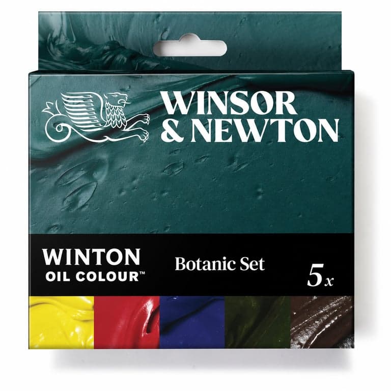 Winsor & Newton Winton Botanic olajfesték készlet 4 db 37 ml-es tubussal — 37 ml-es olajfesték-tubus nélkül (állapot: lásd a 2. képet)