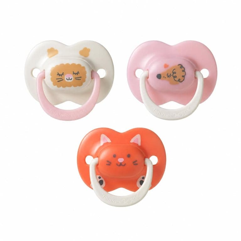 Tommee Tippee Ultimate Fit Cumi 18-36 hónapos korosztálynak, Club House kollekció, fogszabályozó szimmetrikus szilikon, 100% BPA-mentes, 4 — 3 db-os szett