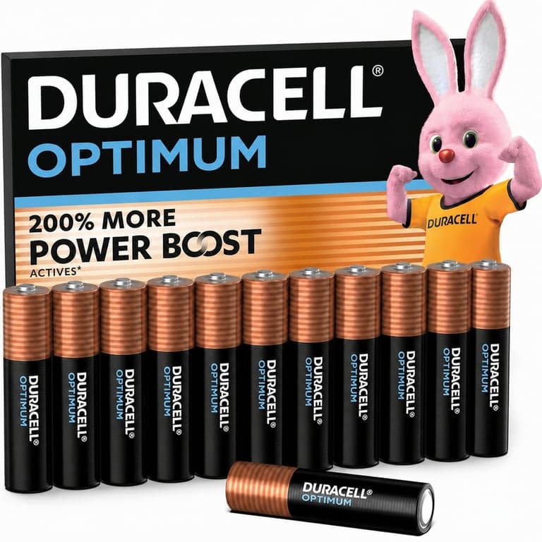Duracell Optimum AAA alkáli mikro elem 1,5V LR03 MX2400 – 11 db-os csomag
